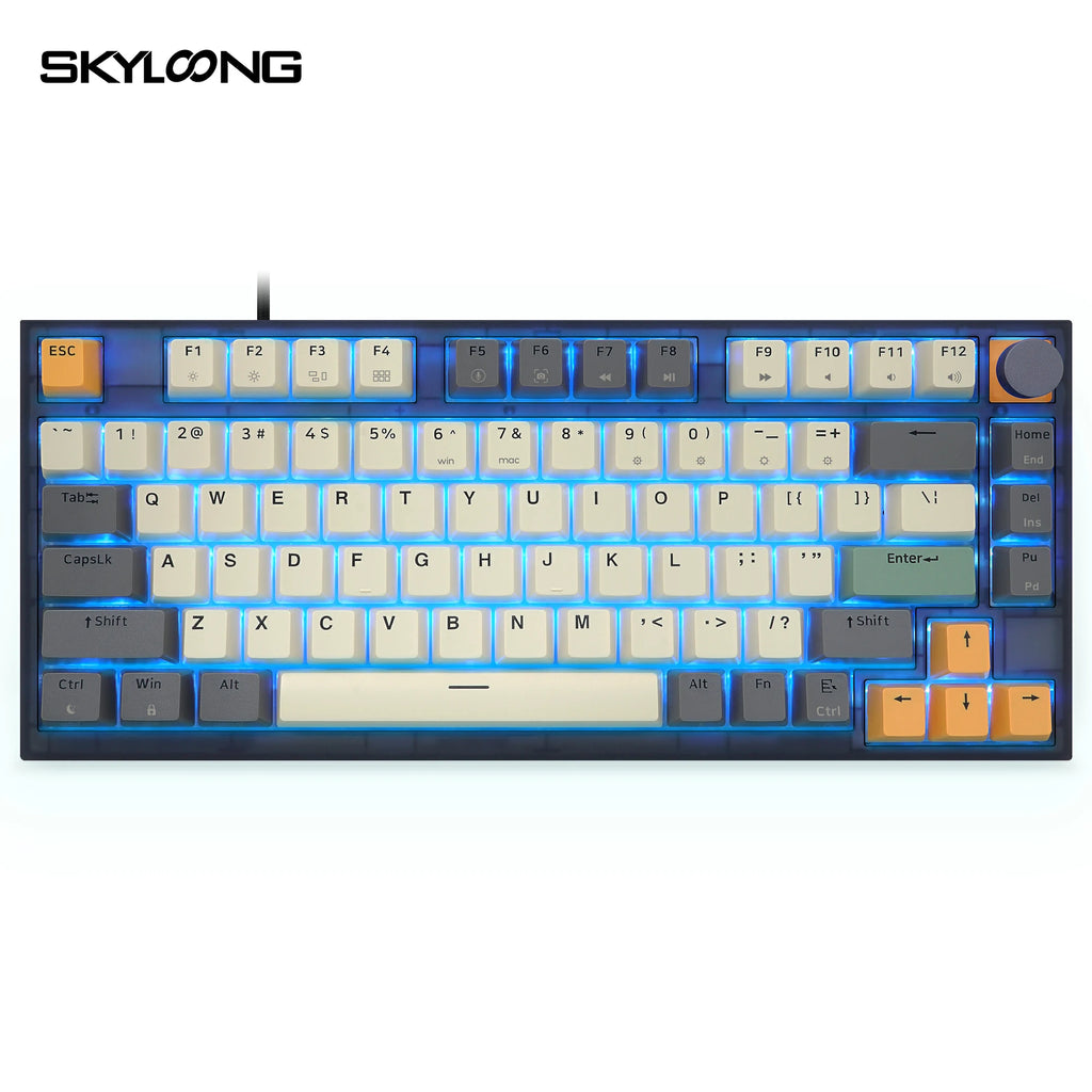 SKYLOONG GK75 Knob Keyboard - TiGrey (Optical)
