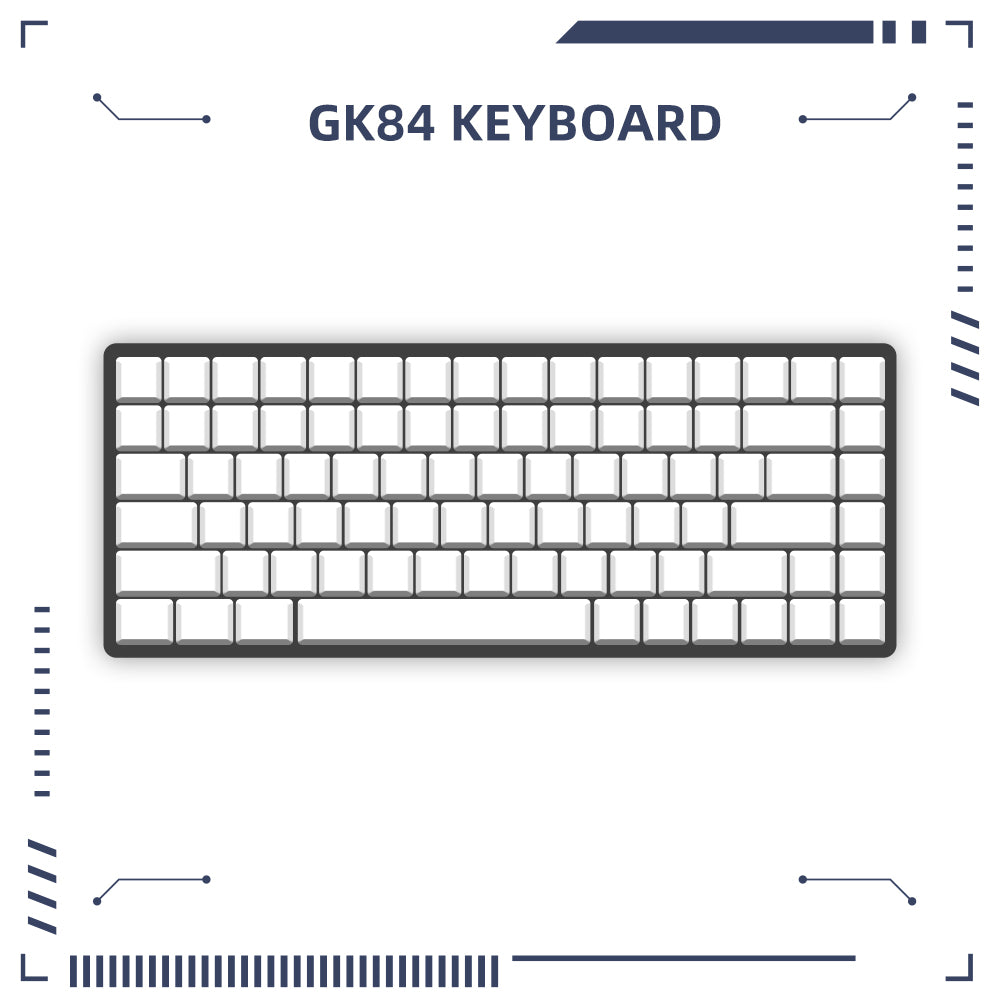Teclado SKYLOONG GK84 Faça Você Mesmo