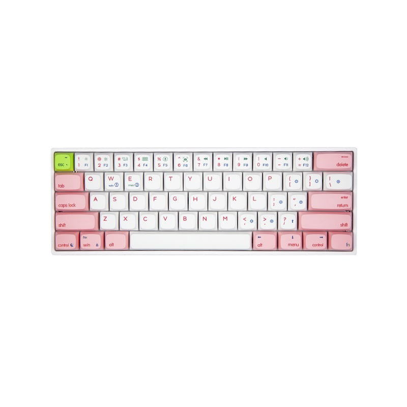 SKYLOONG GK61 - White Pink