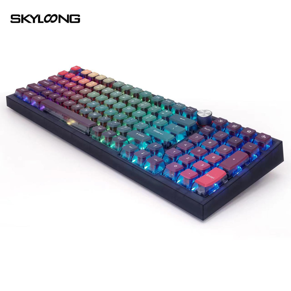 SKYLOONG GK980 Rainbow Mechanical Knob Keyboard