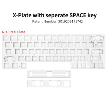 SKYLOONG GK61 - White Gray