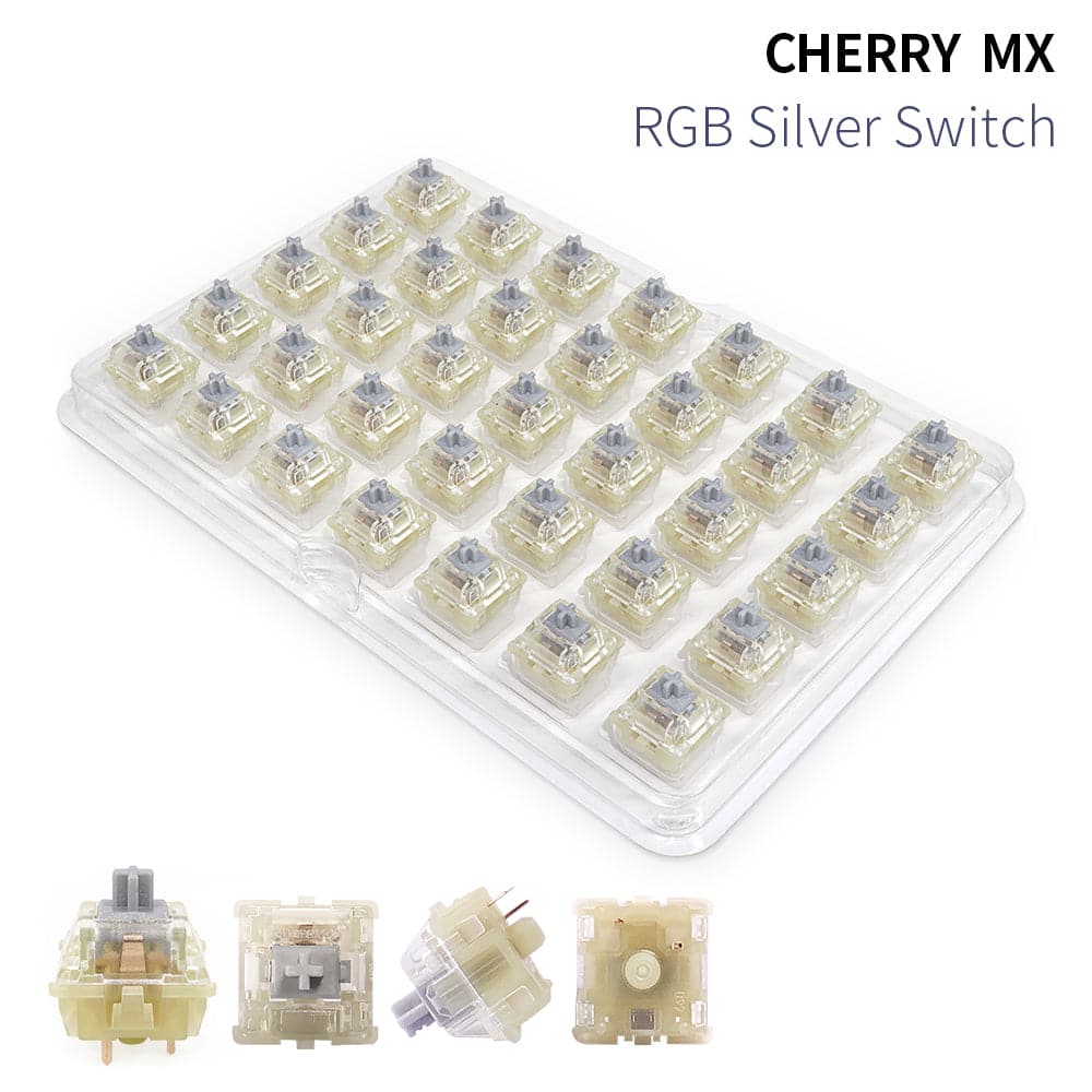 Cherry Silver Switch 35pc