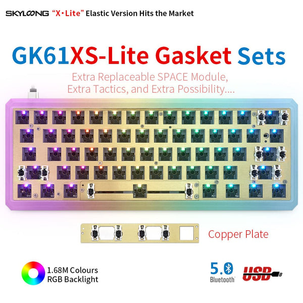 Kits de PC CNC SKYLOONG GK61 - Transparente