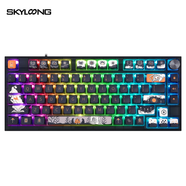SKYLOONG GK75 "DARK TALE" Mechanical Knob Keyboard $89.99