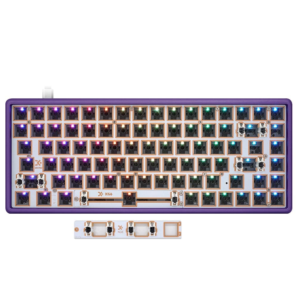SKYLOONG GK84 DRUM Aluminum Kits-Geek Purple